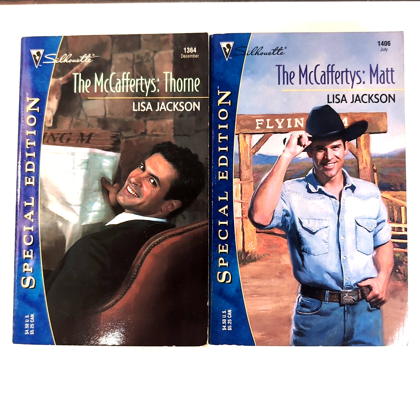 Contemporary Romance Paperback Book Graham Rimmer Flynn Mallery Jackson 15x