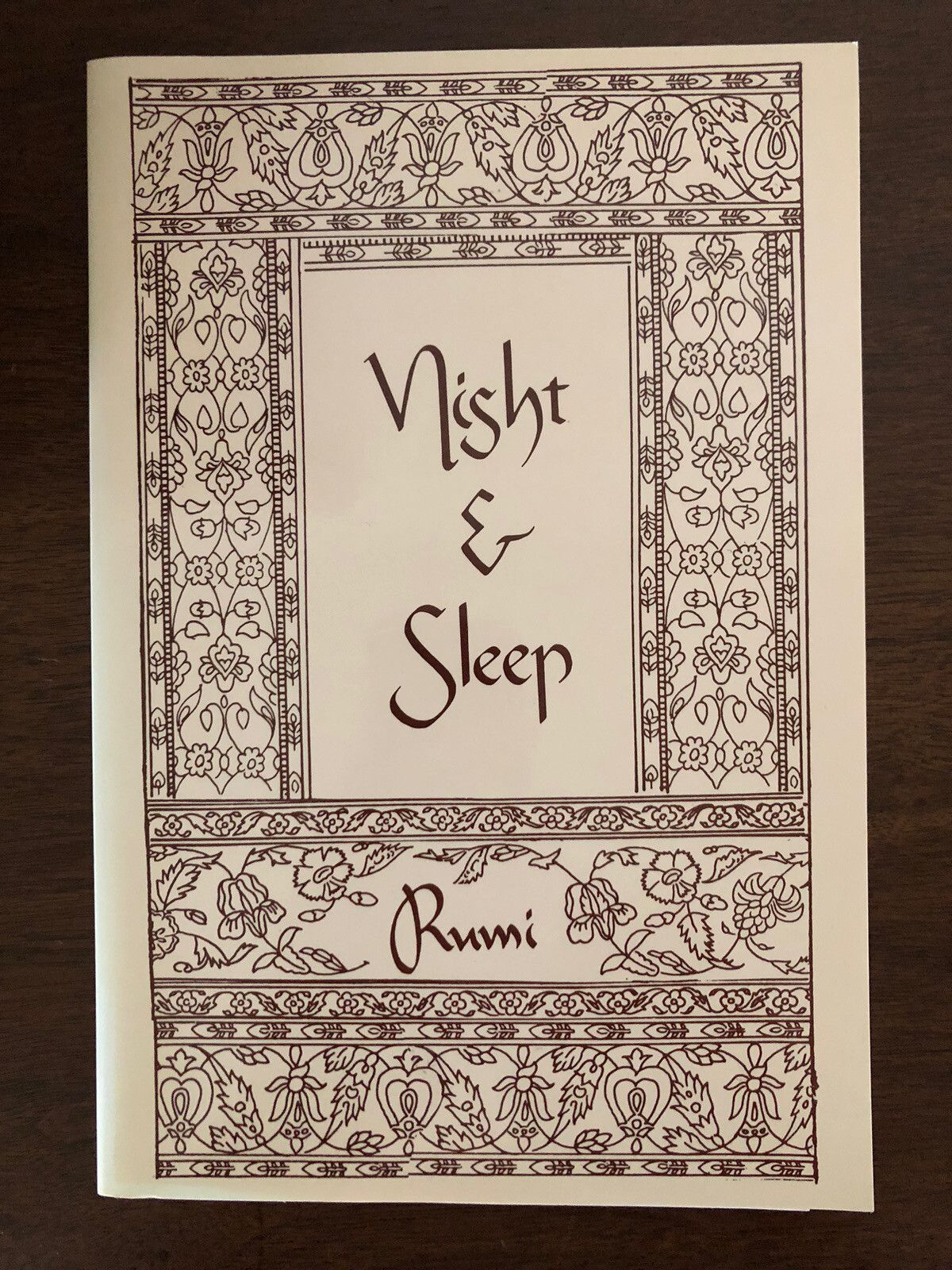 Night and Sleep by Jalal al-Din Rumi Maulana (1980, Trade Paperback)