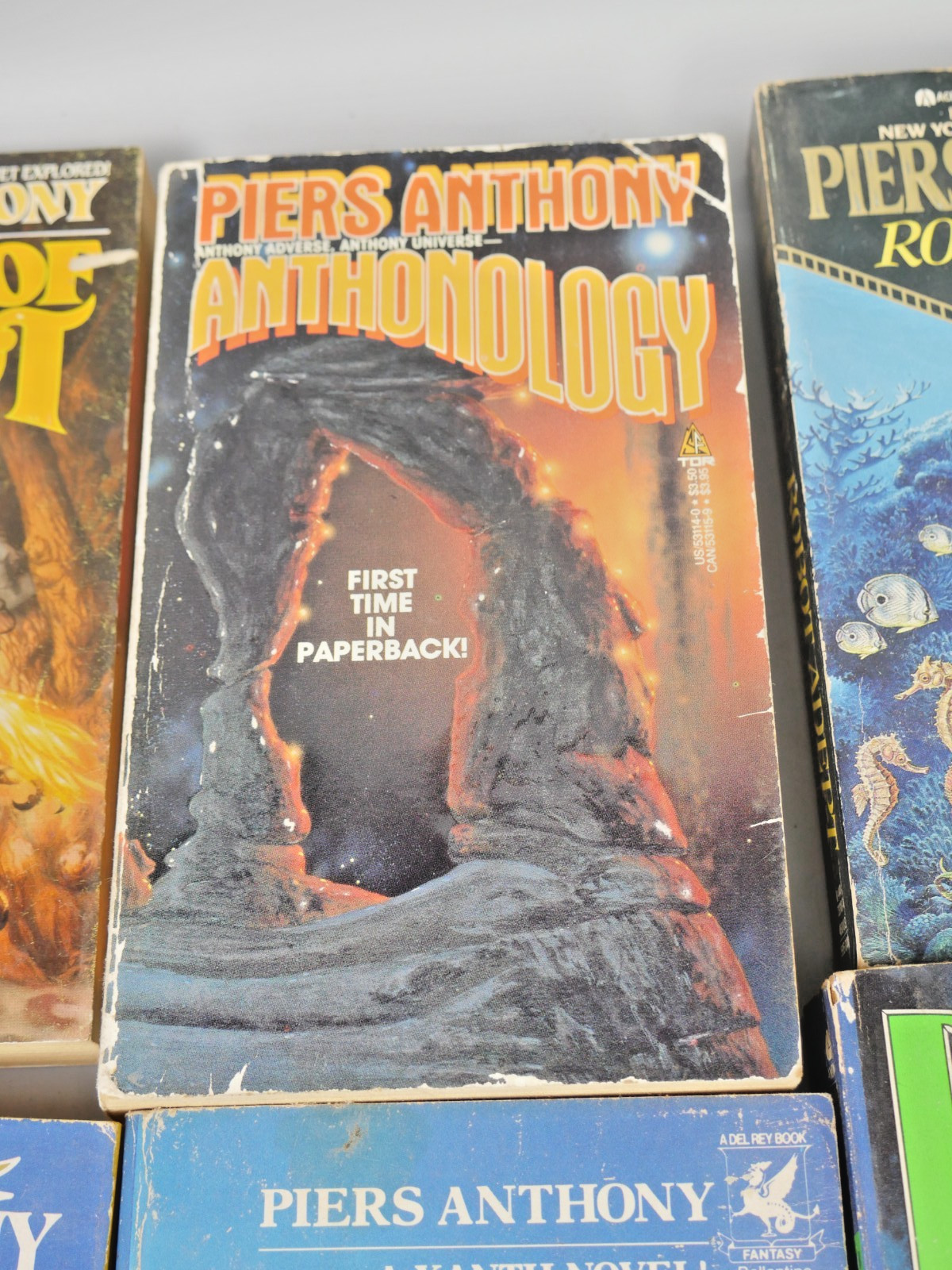 Vintage Xanth Novels Lot 9 Piers Anthony Del Rey Paperback Fantasy Sci Fi 1980s