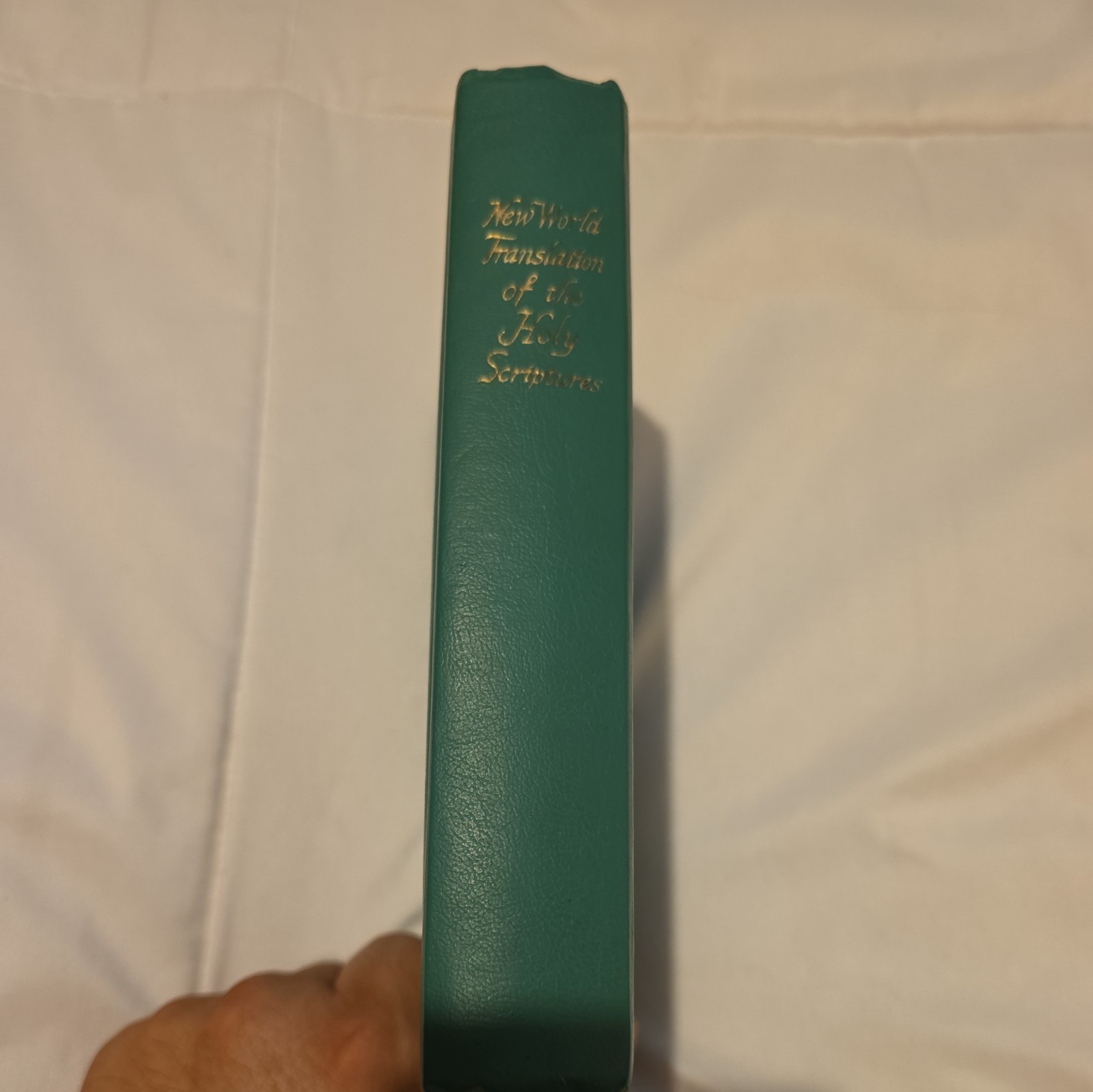 1970 New World Translation Of The Holy Scriptures green Watchtower 7th Print