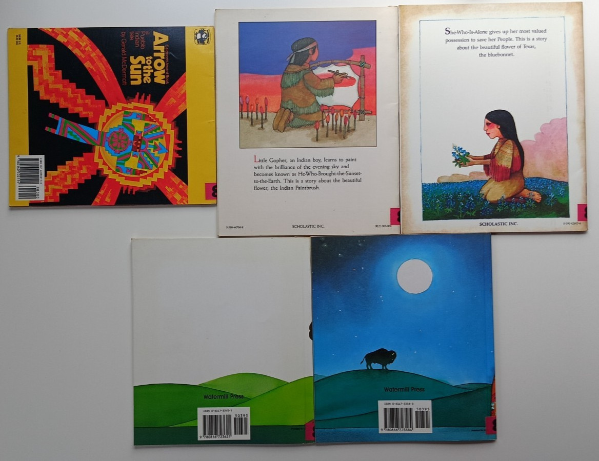Native American picture books – lot of 10 – McDermott, dePaola, Cholene, Dominic