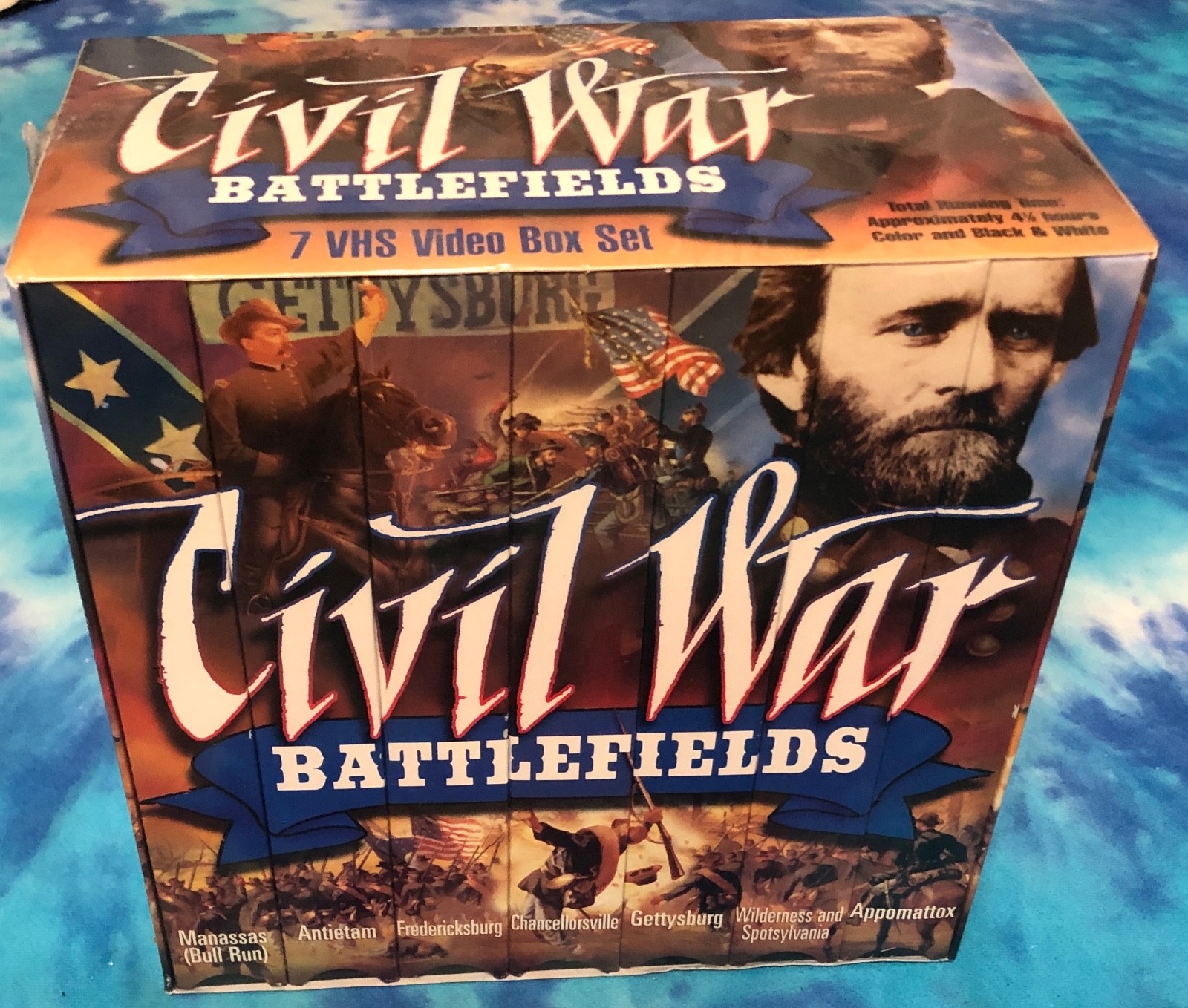 Civil War Battlefields / 7 Tape VHS Set / Getttysburg Bull Run Appomattox ++