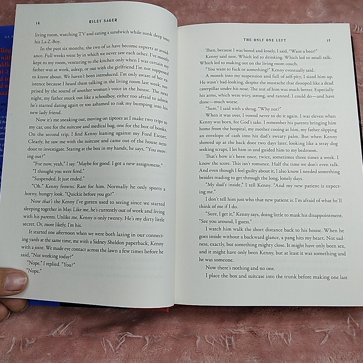 The Only One Left Riley Sager Thriller Book Club Summer 2023 Hardcover W/ Dustco