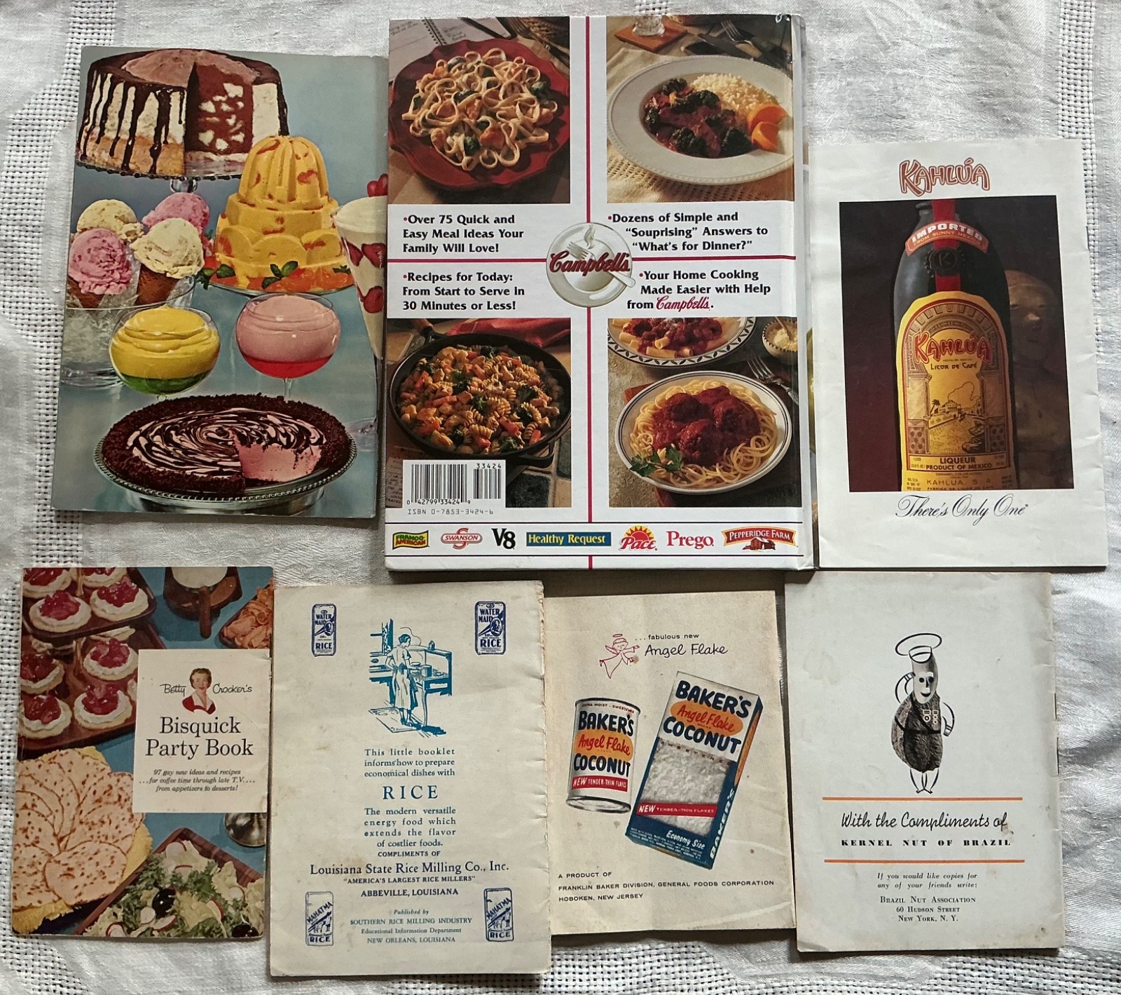 Lot of 60+ Vntg Advertising Cookbook Booklet Pamphlet Recipes 1930s – 2000s