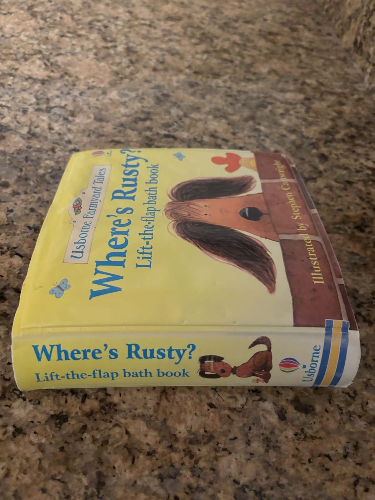 Where’s Rusty Bath Book (Farmyard Tales Bath Books) RARE FIND!