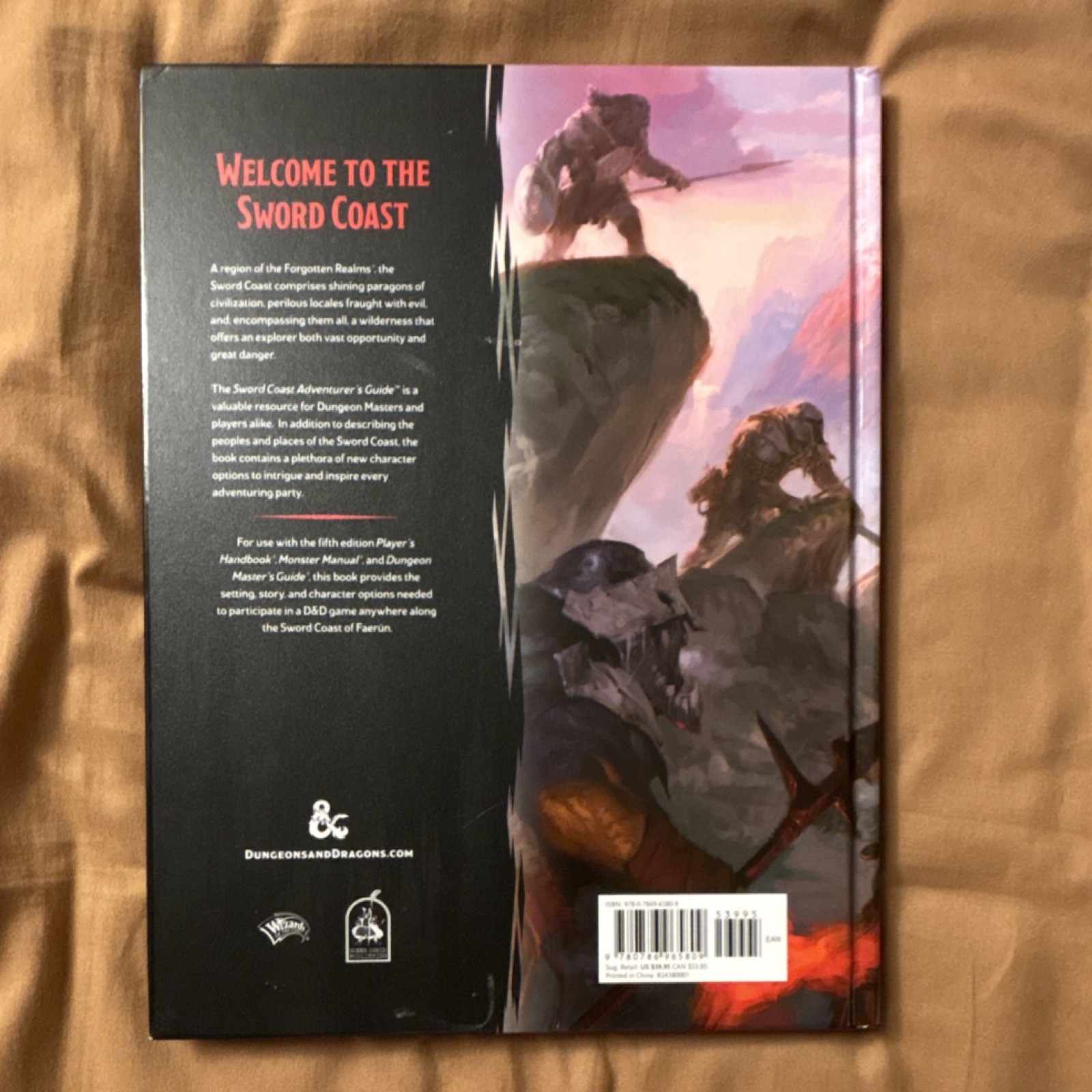 Wizards of the Coast Sword Coast Adventurer’s Guide Dungeons & Dragons Hardcover