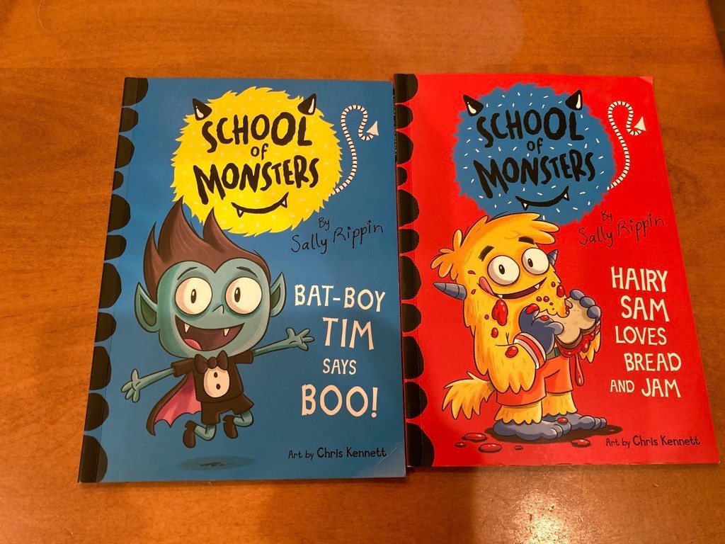 School of Monsters 5 Paperback Book Lot Tim Sam Lee Mary Pete…