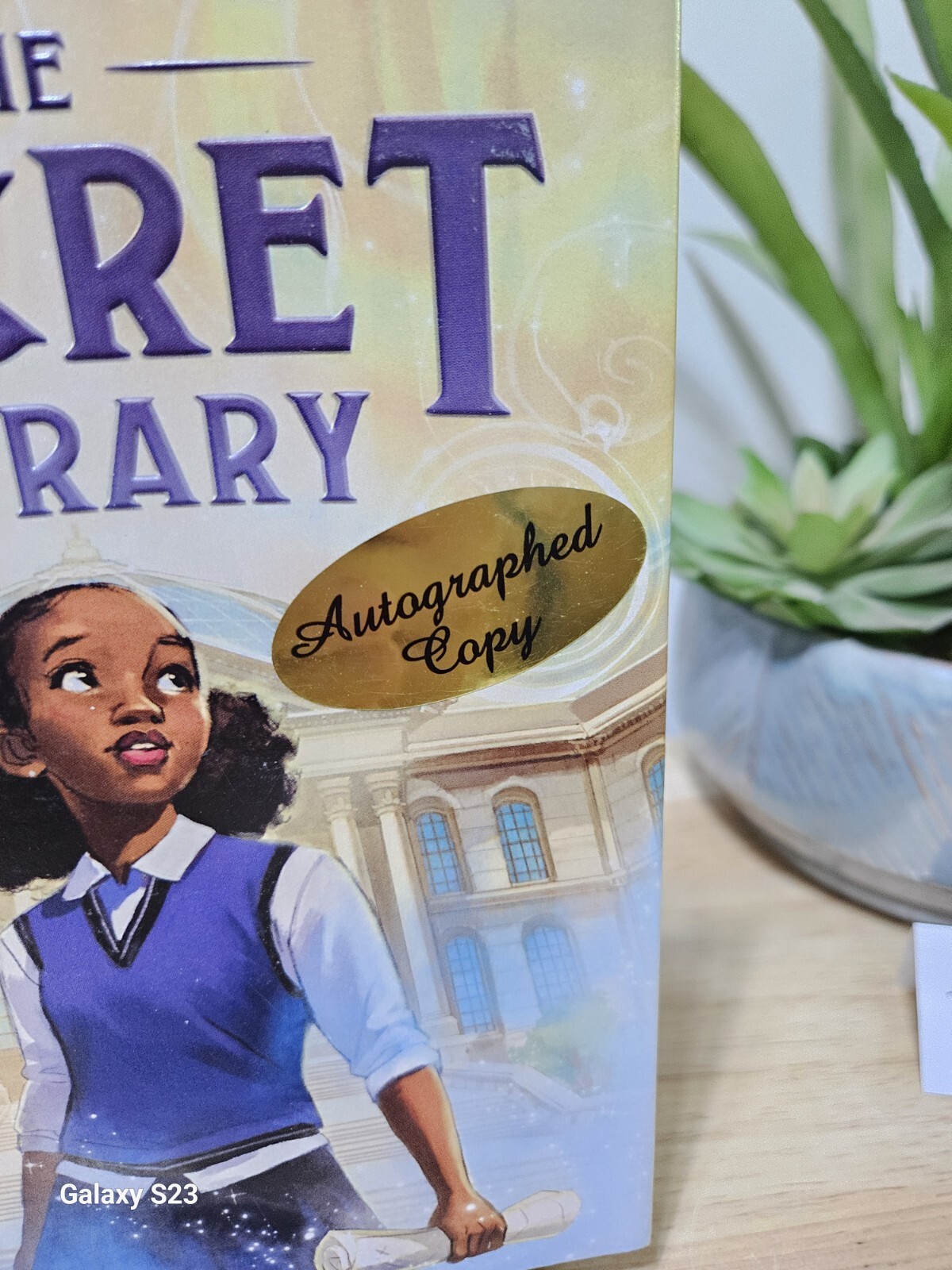 SIGNED – The Secret Library by Kekla Magoon 2024 Hardcover Dust Jacket