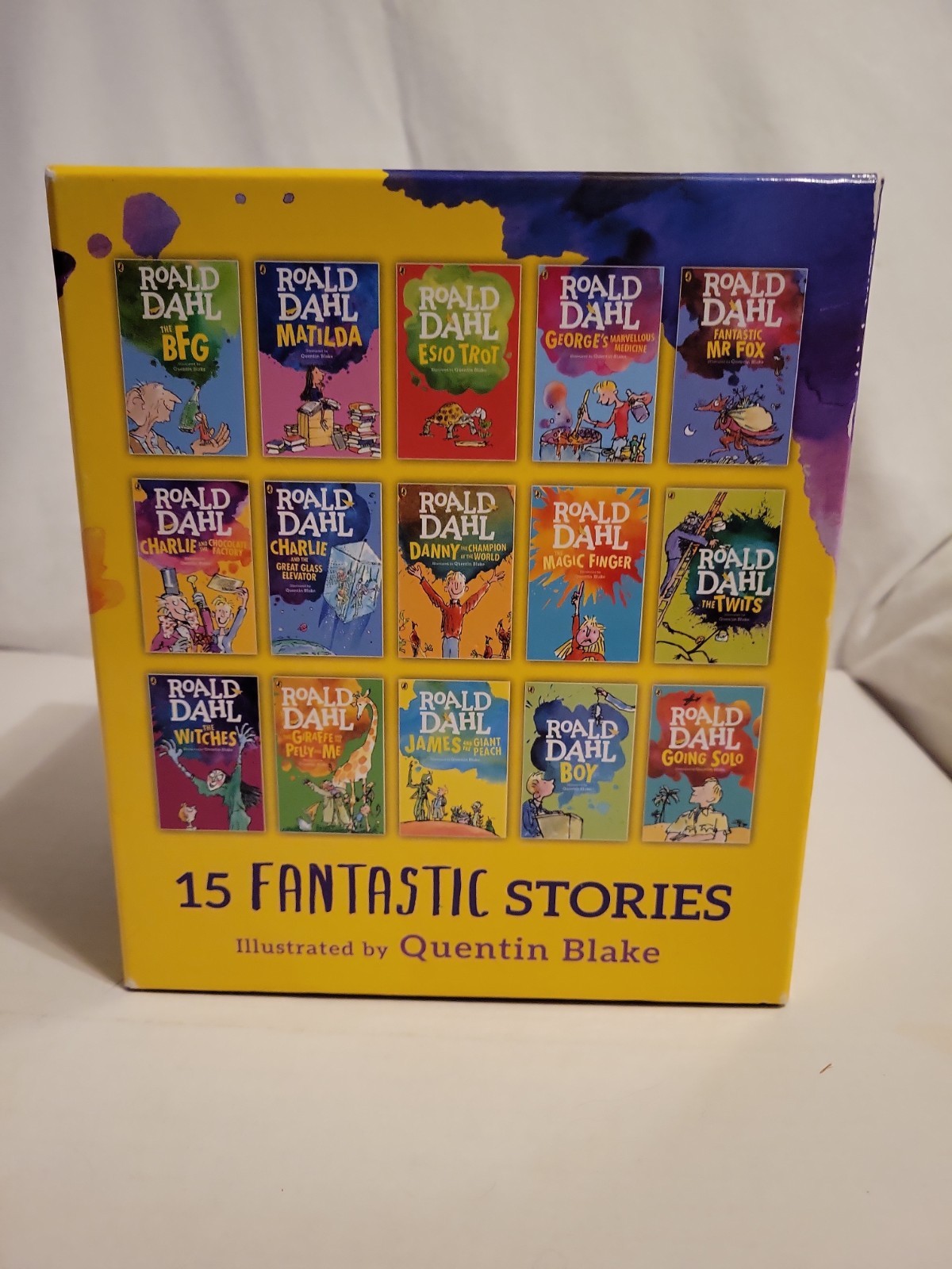 Roald Dahl 15-Book Boxed Set paperback