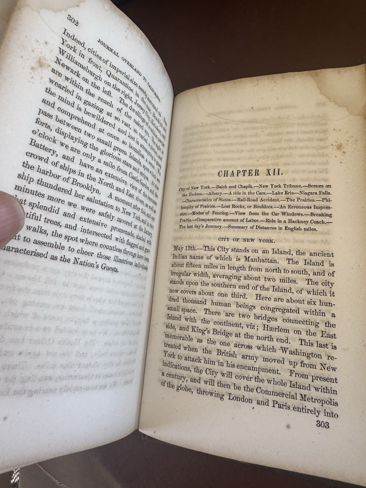 SCENERY OF THE PLAINS, MOUNTAINS & MINES BY FRANKLIN LANGWORTHY 1855 1st Edition