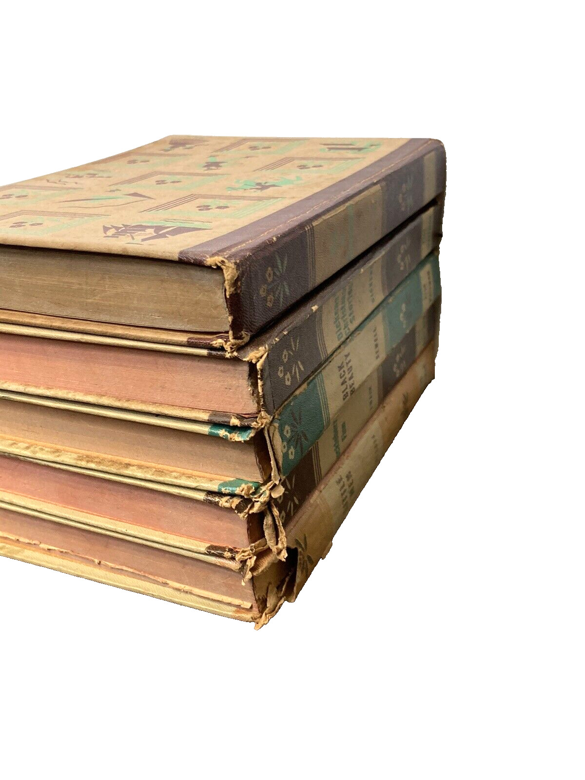 Vintage Antique Set of 5 Whitman Publishing Co Classic Books 1935/40s