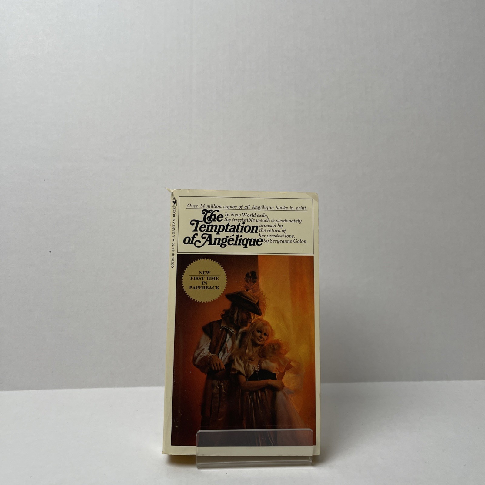 Sergeanne Golon: The Temptation Of Angelique Pbk Bantam 1971 1st Print VG