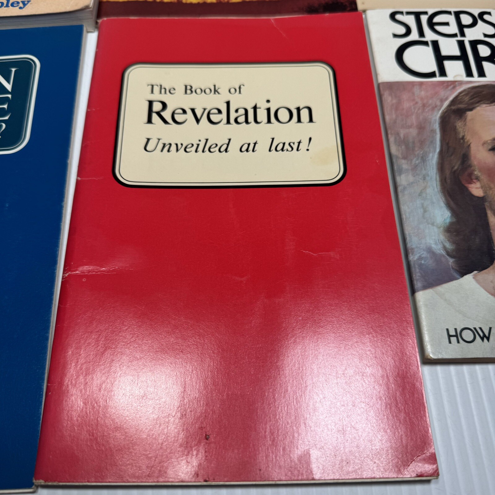 6 Vintage Christian Books, Steps To Christ, Revelations, Life After Death Etc.