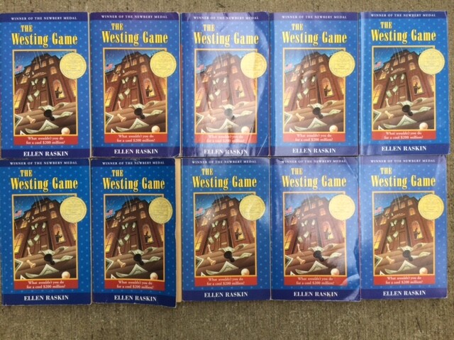 The Westing Game set Ellen Raskin Newbery Guided Reading lot 10 paperbacks