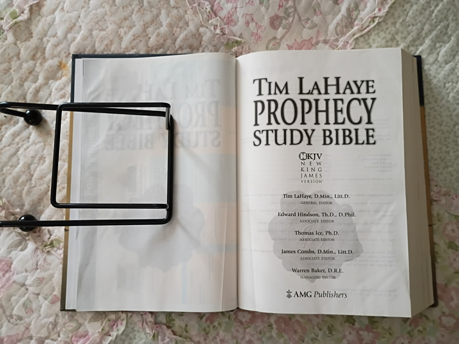 NKJV Tim LaHaye Prophecy Study Bible