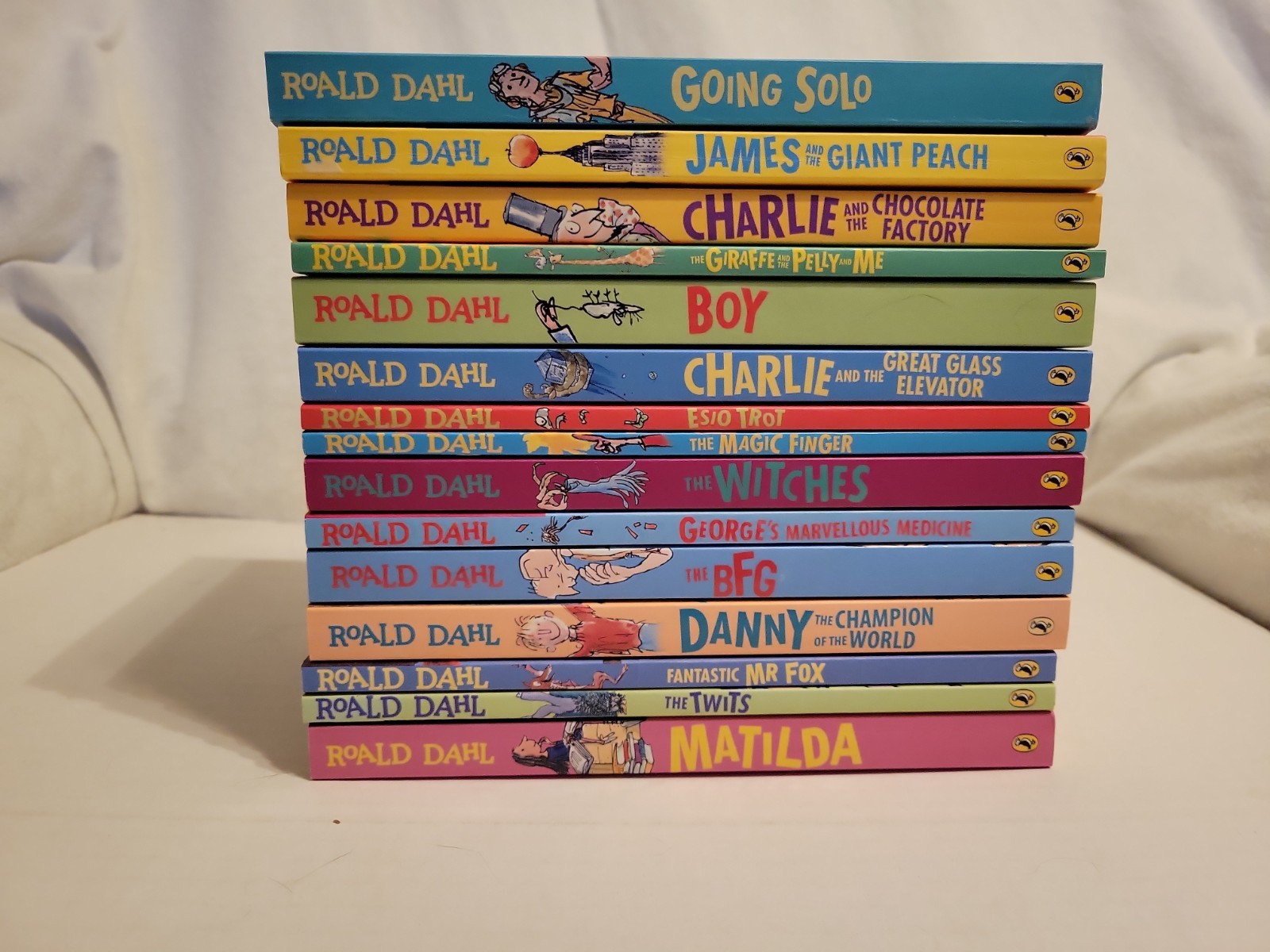 Roald Dahl 15-Book Boxed Set paperback