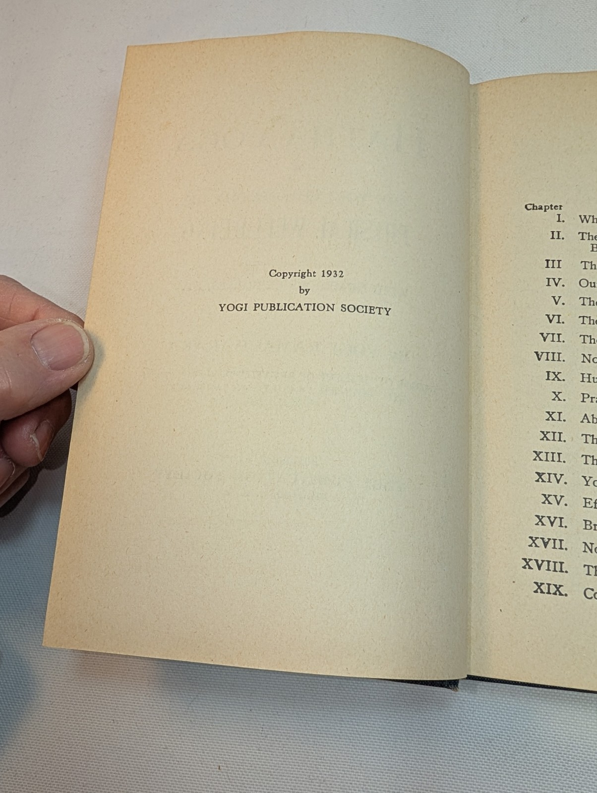 1932 Hatha Yoga ,“Yogi Philosophy of Physical Well-Being“ Yogi Ramacharaka