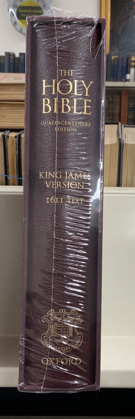 2010 Holy Bible King James Version, Quatercentenary Edition Oxford Like New