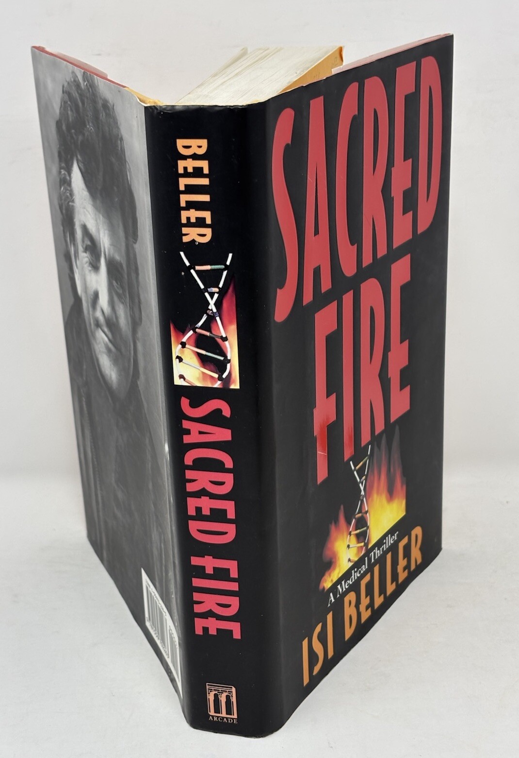 Sacred Fire by Isi Beller1994 Hardcover Mystery Thriller DJ 390 pages
