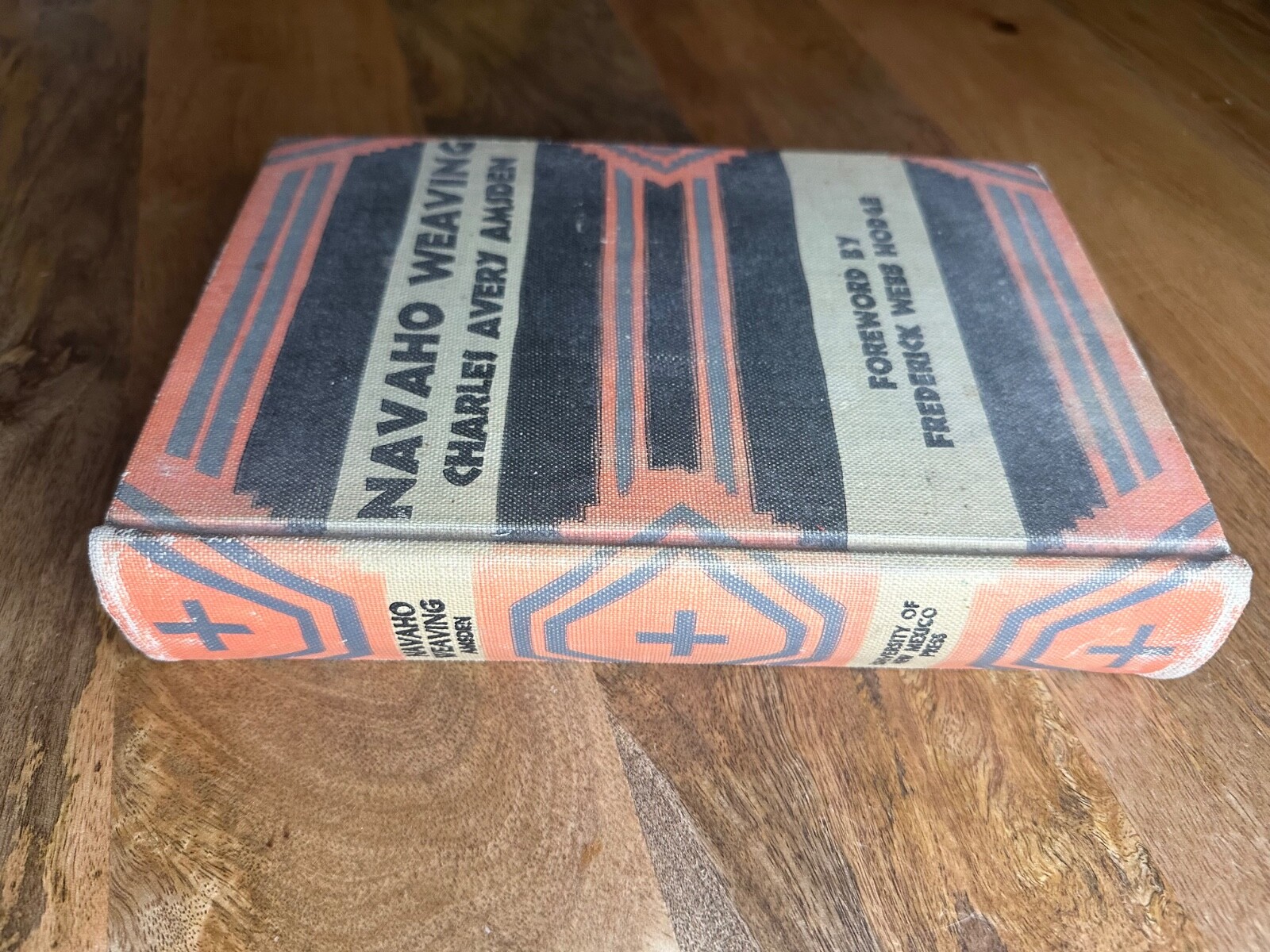 Navajo Weaving Technique and History by Charles Avery Amsden antique book