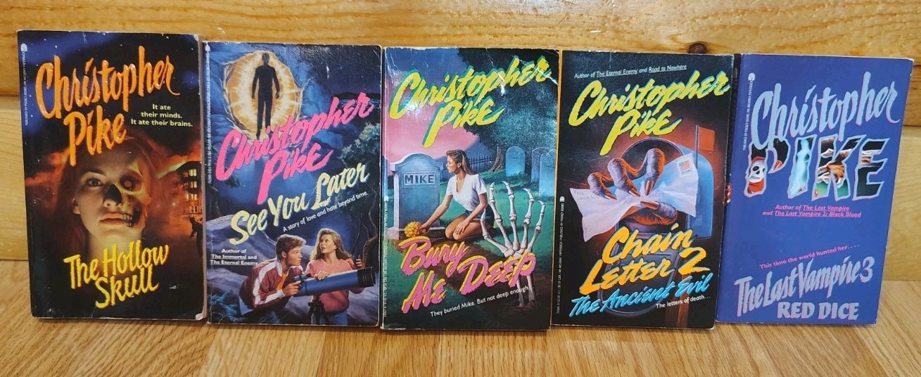 CHRISTOPHER PIKE 25 DIFFERENT BOOKS SPOOKSVILLE 1ST PRINTINGS BOX SET YA HORROR