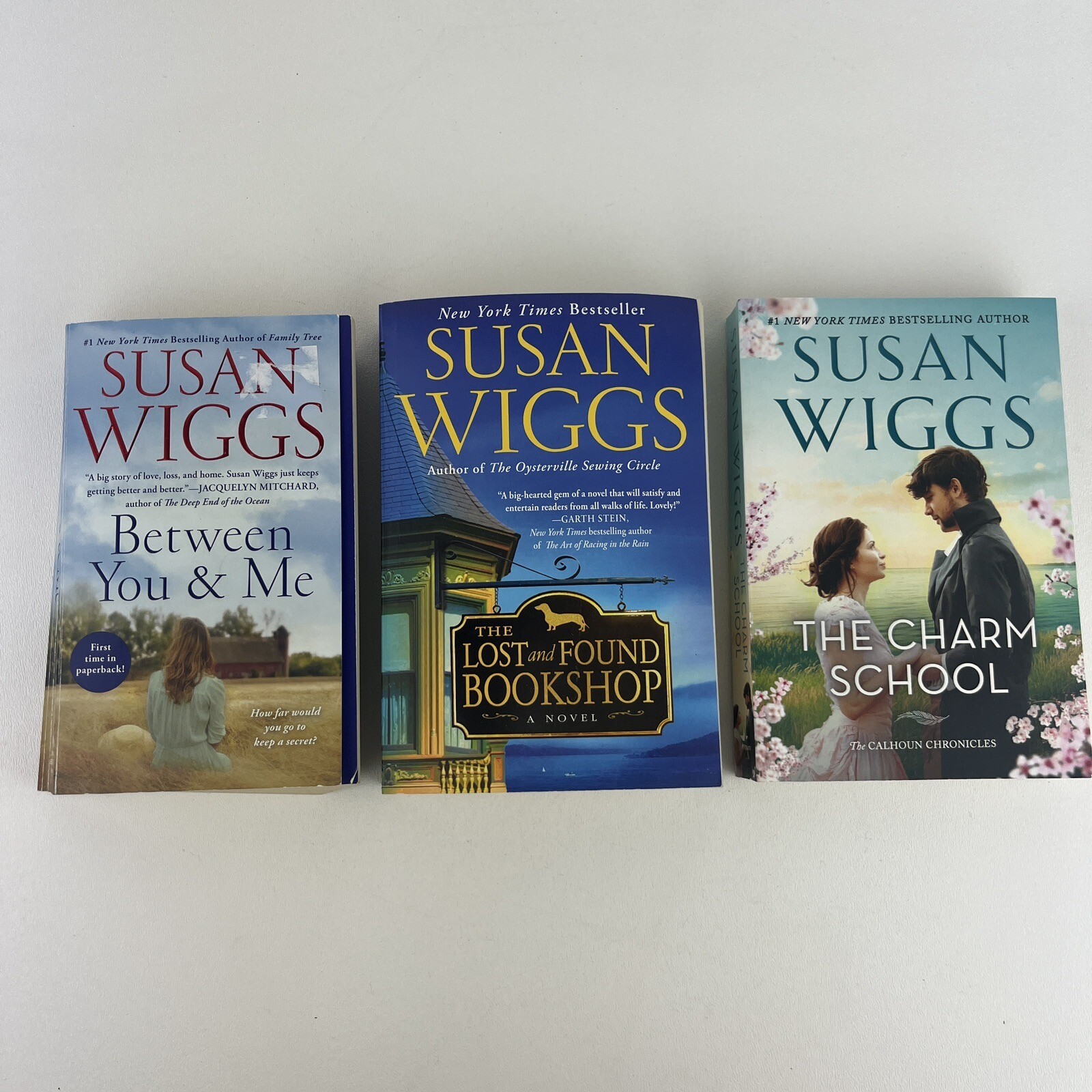 Lot of 3 Susan Wiggs Novels Paperback Variety Romance Books Mixed Lot