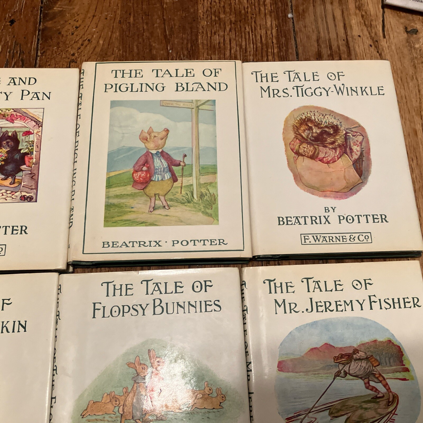 VTG Peter Rabbit Library Beatrix Potter Frederick Warne & Co Books HC Lot of 13