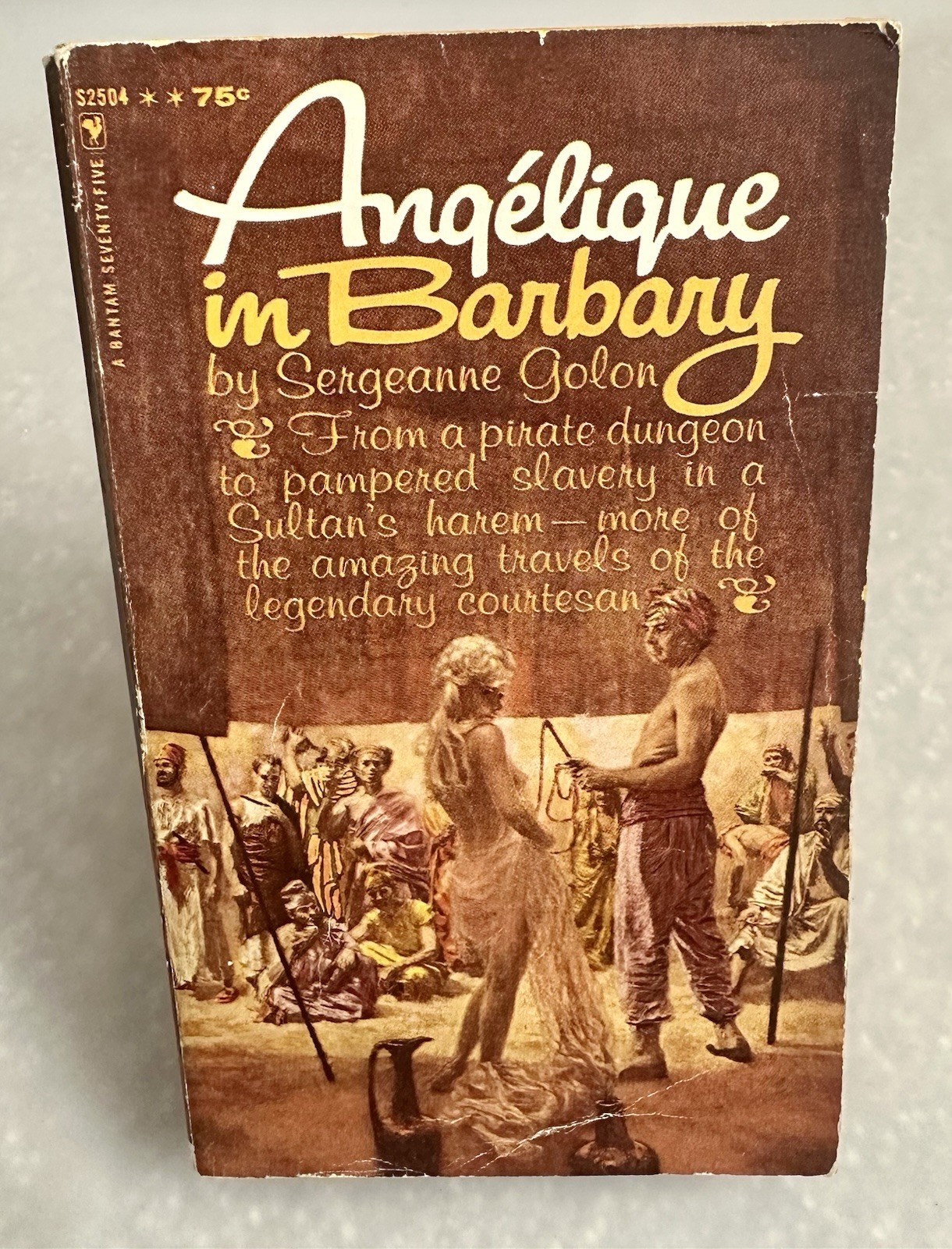 Angelique In Barbary By Sergeanne Golon Vintage 1963 Adventure Romance Bantam PB