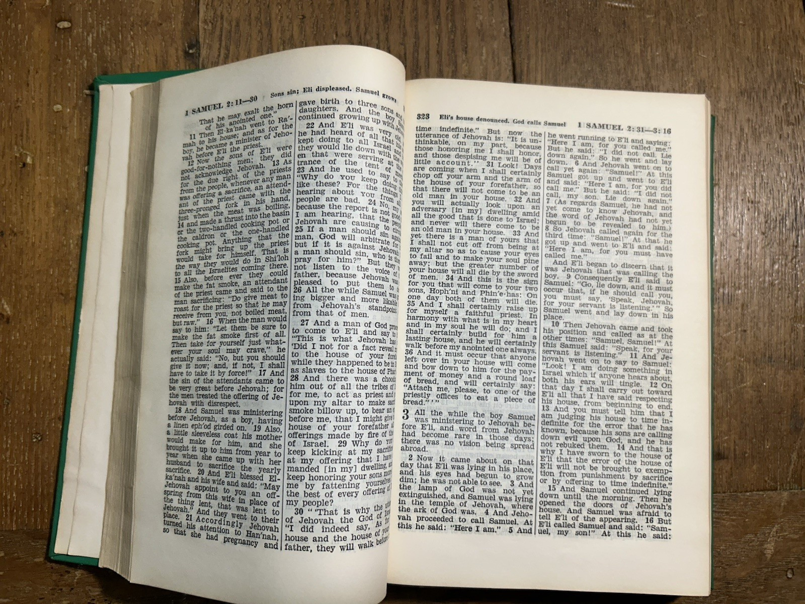 New World Translation of the Holy Scriptures Bible green HC ©1961 1st Edition