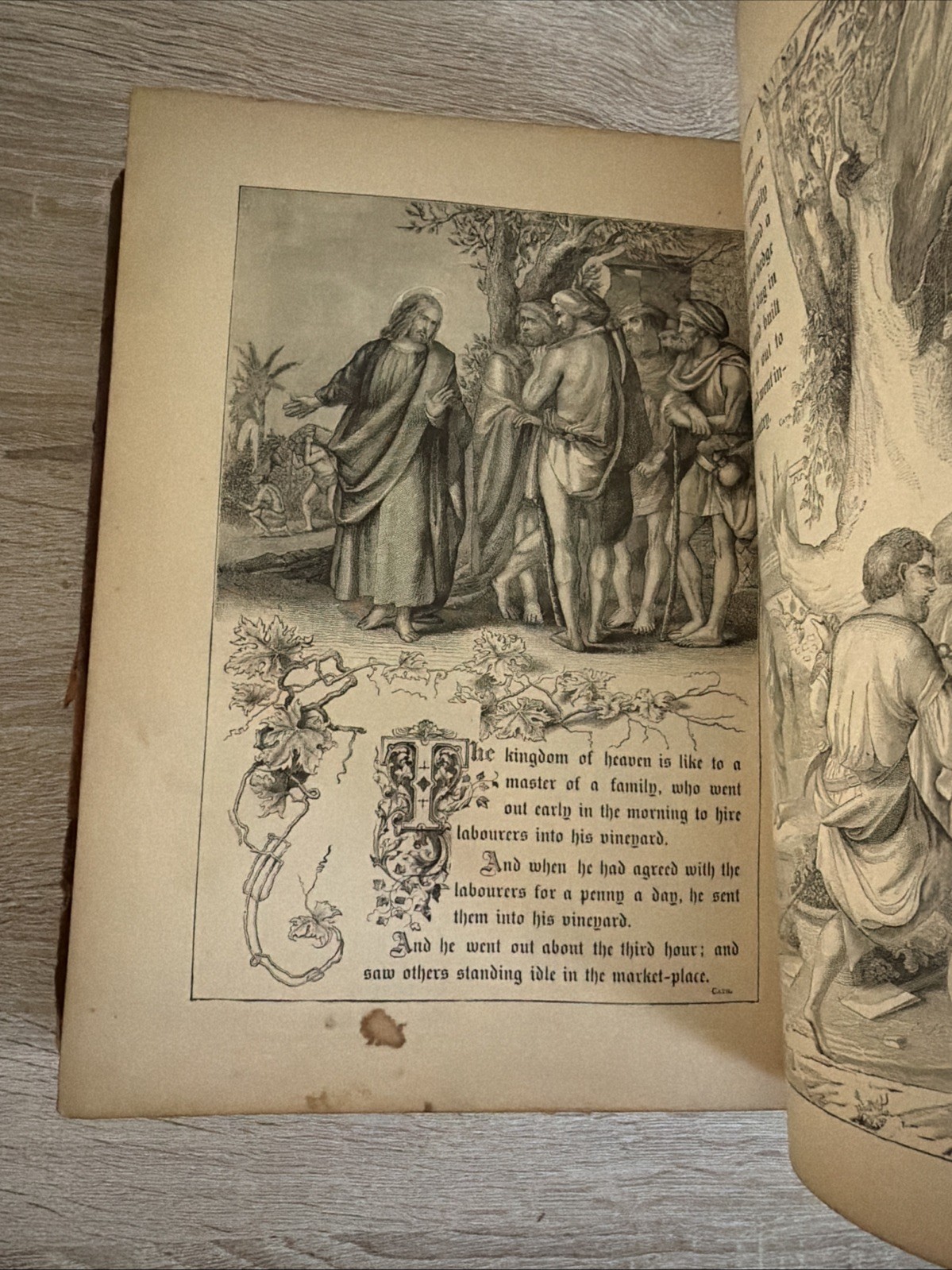 Antique 1800s The Holy Bible Revised with Annotations by the Rev. R. Challoner