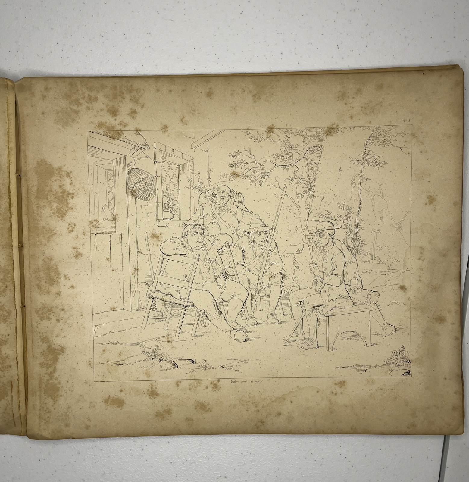1848 Van Winkle RIP Darley American art union rare books antique illustrated