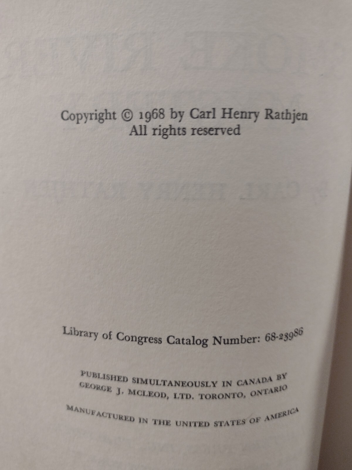Carl Henry Rathjen Smoke River Mystery HC With DJ 1968 Lantern Press Excellent