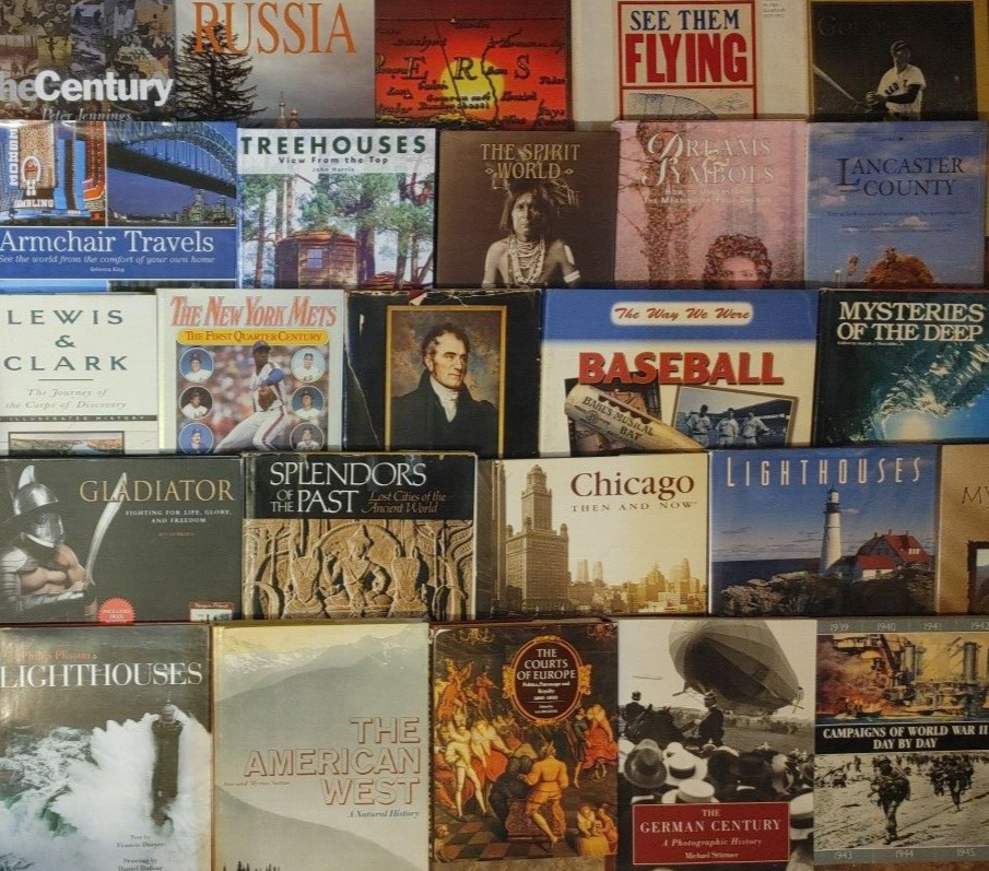 50 Pound (Lb) of Coffee Table Decorative Interior Design Larger Books RANDOM MIX