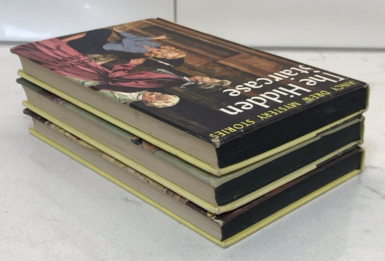 Vintage Nancy Drew by Carolyn Keene Hardback Books Mixed Lot of 3 Numbers 2/3/32