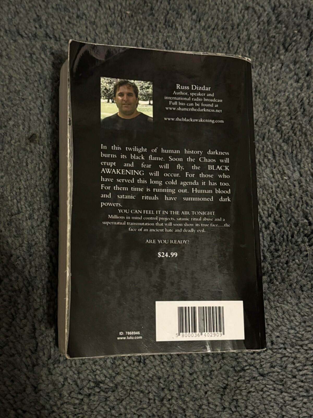 The Black Awakening: Rise of Satanic Super Soldiers by Russ Dizdar 1st Edition