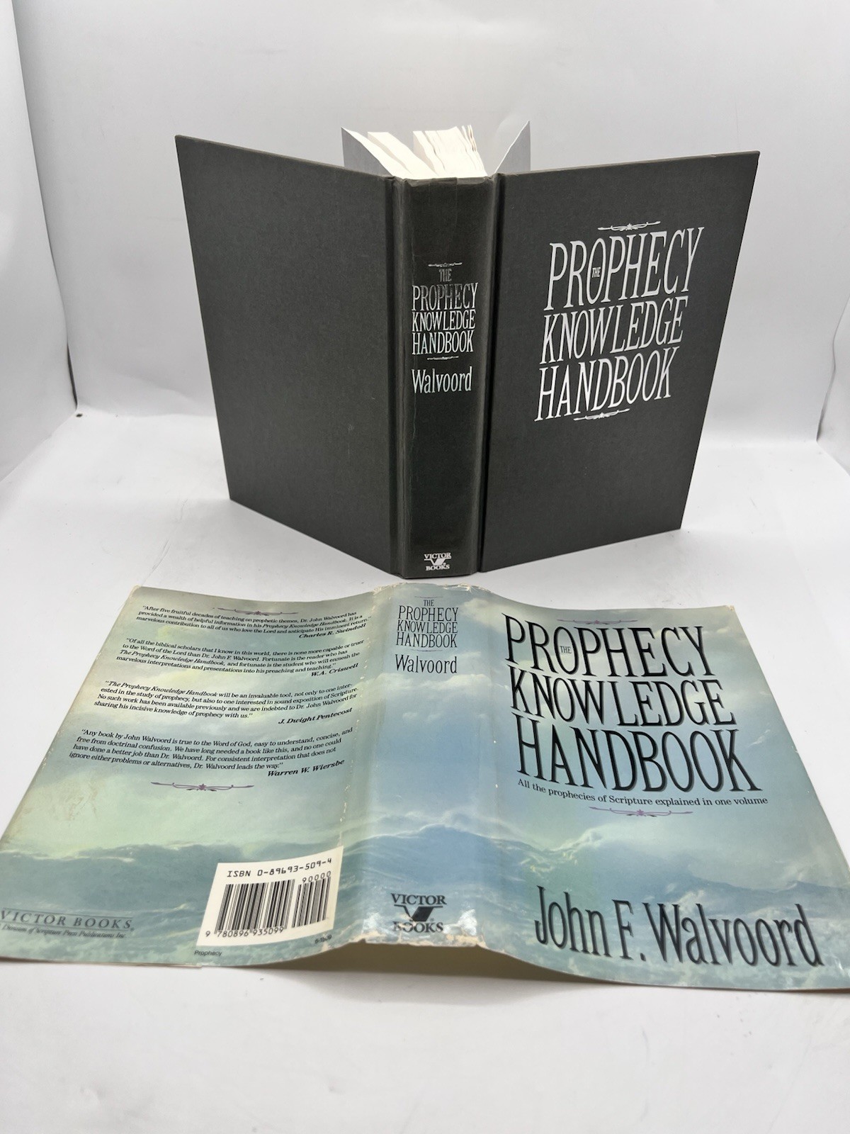 The Prophecy Knowledge Handbook John Walvoord 1990 Victor Books HC 5th Printing