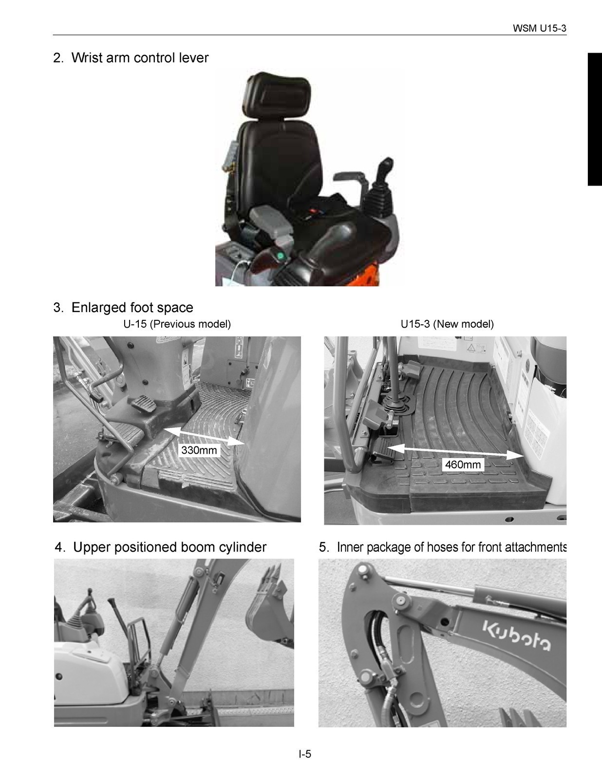 KUBOTA U15-3 Excavator Workshop Manual – BIND – COVERING – XL FOLDOUT PAGES