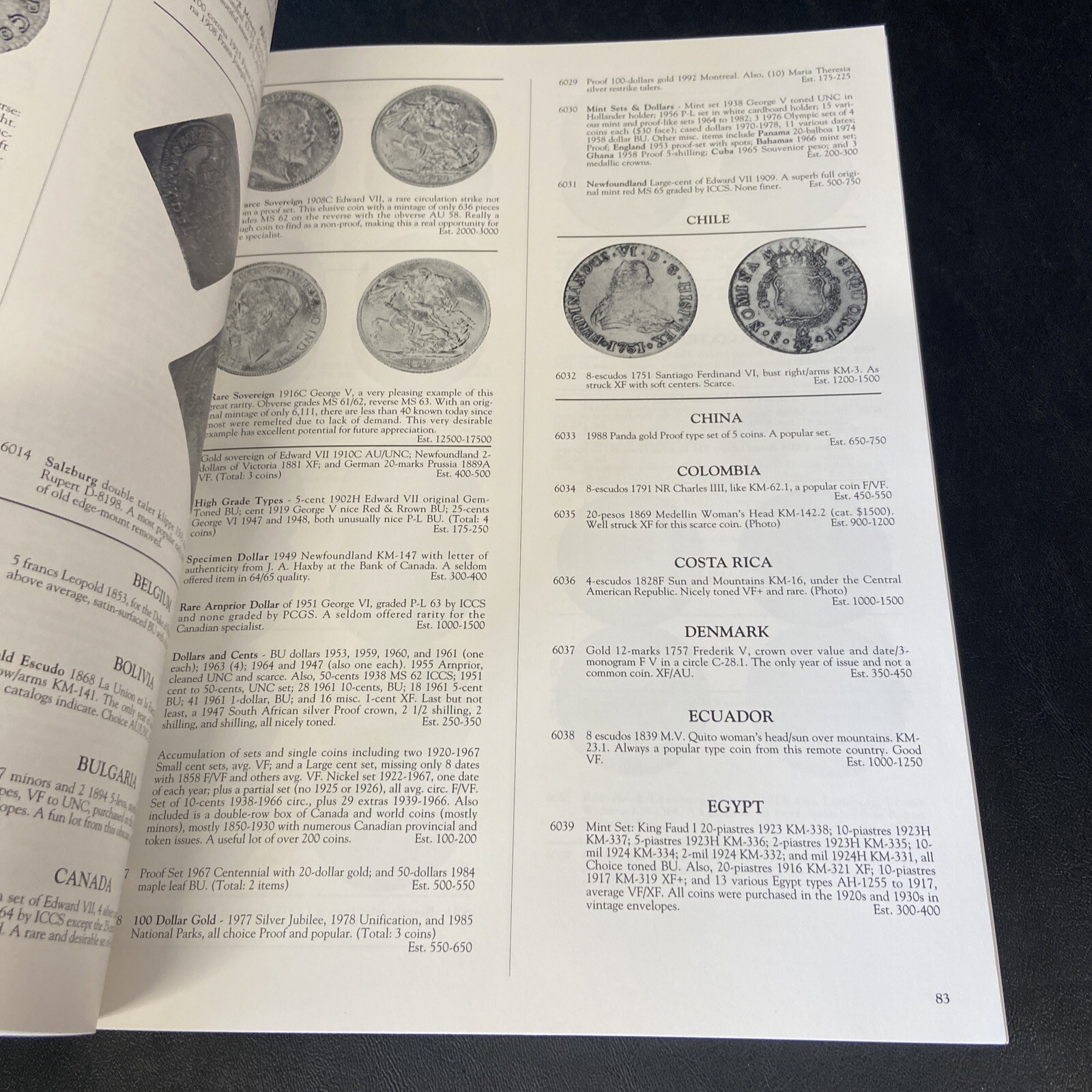 The Heritage Numismatic Coin Galleries AUCTION CATALOG – 175 Pages February 1994