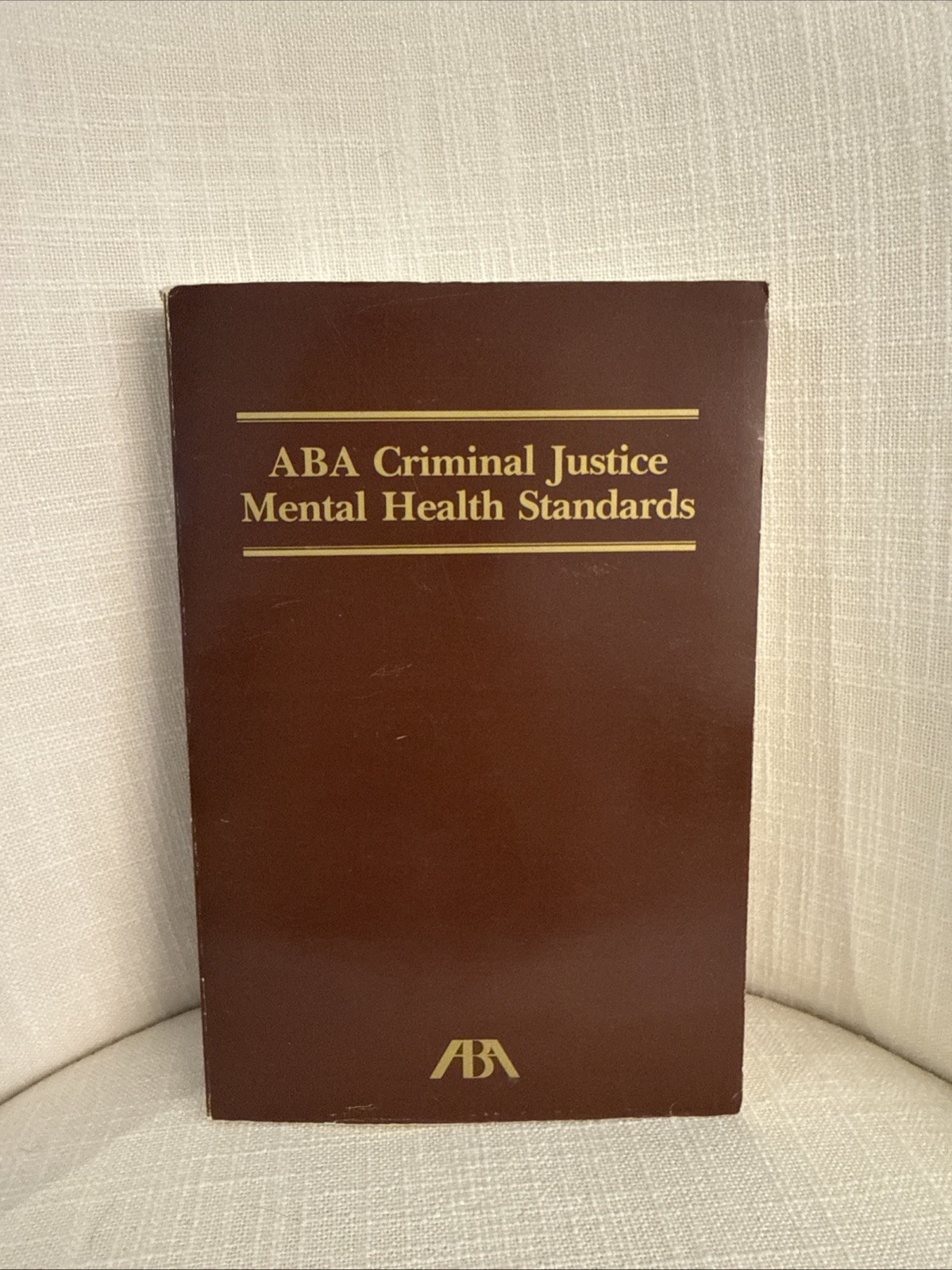 ABA Criminal Justice Health Standards paperback Collectible – EXCELLENT 1989