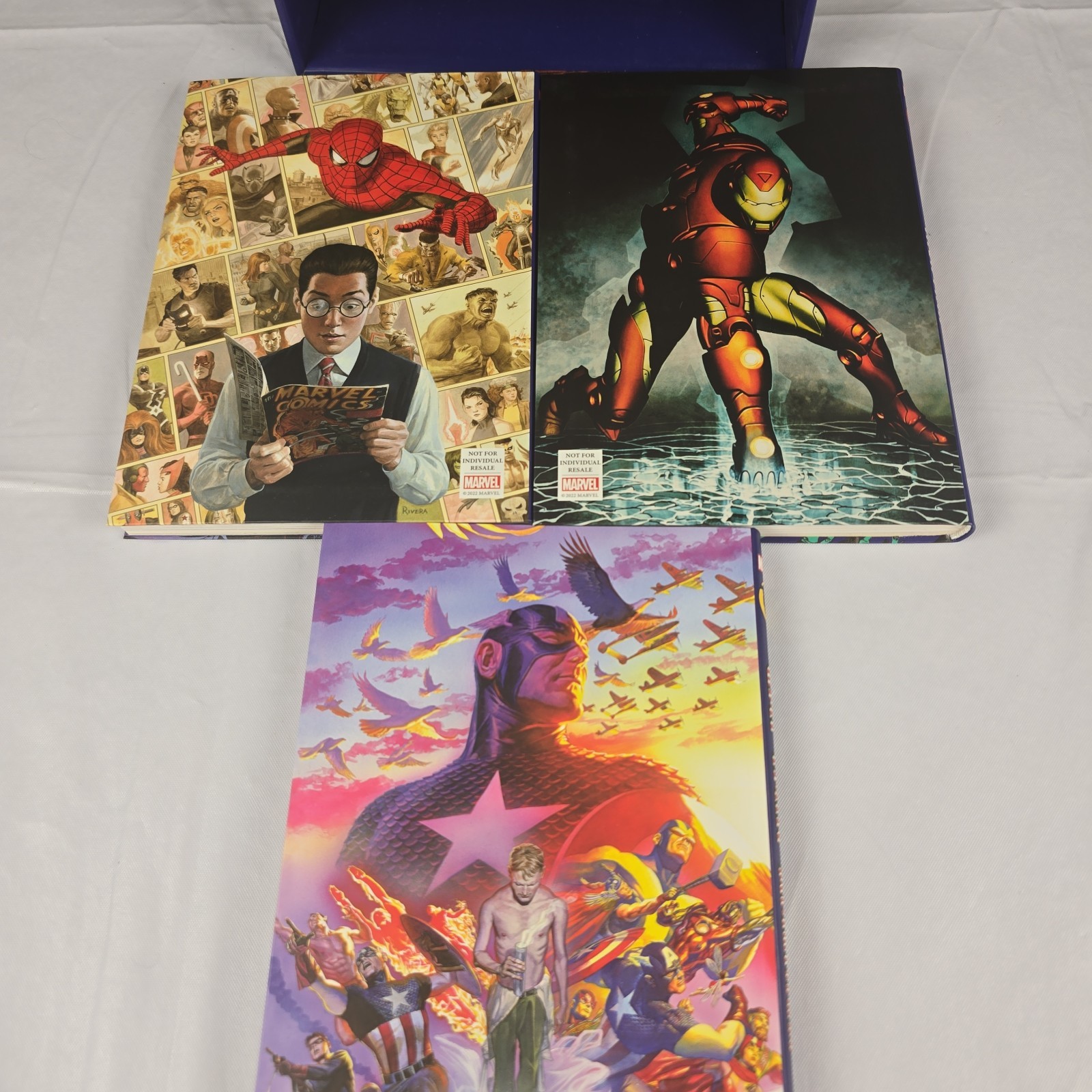 The Mighty World of Marvel 3 Book Box Collection By Roy Thomas Taschen Like New