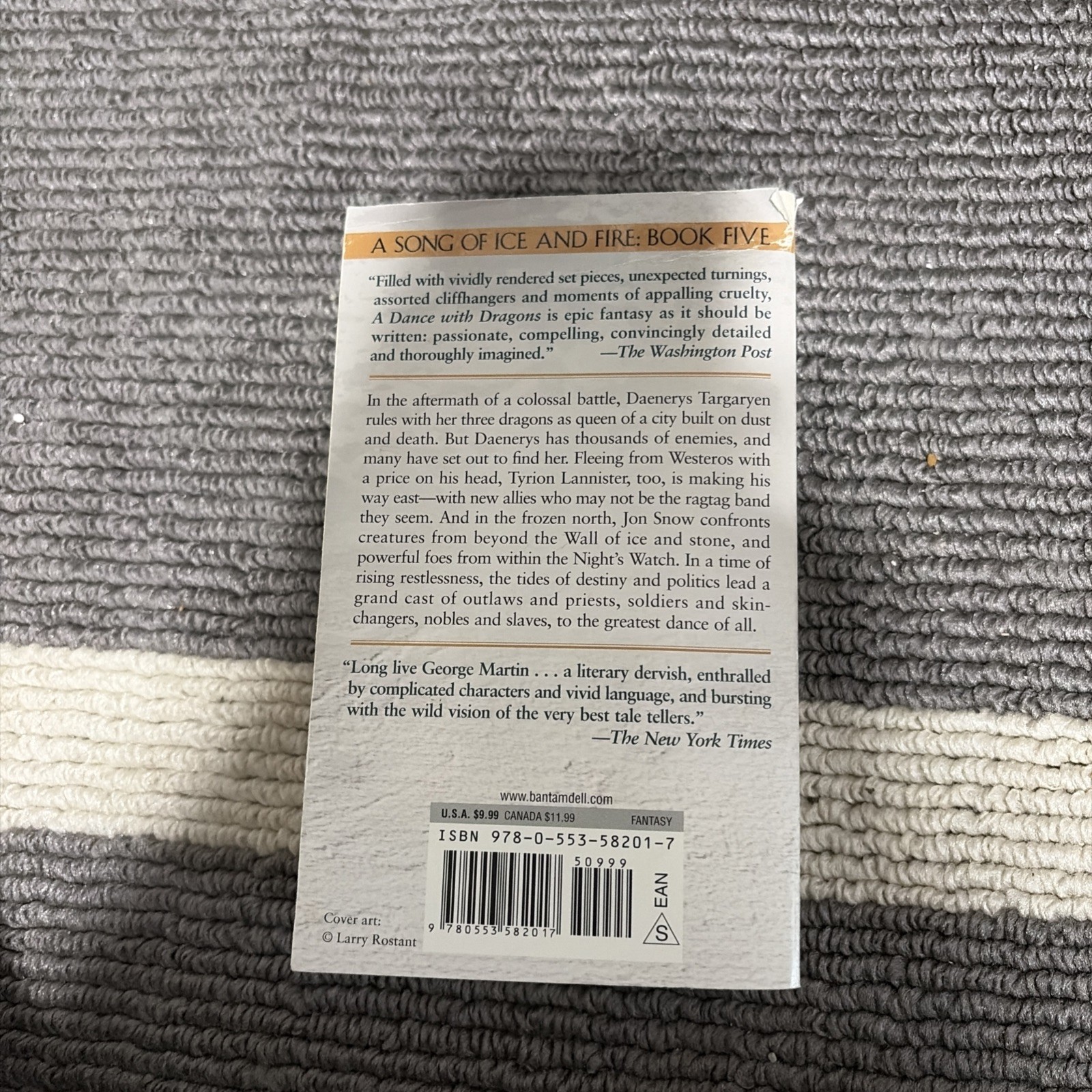 Dance with Dragons Pt. 2 by George R. R. Martin (2013, Mass Market)