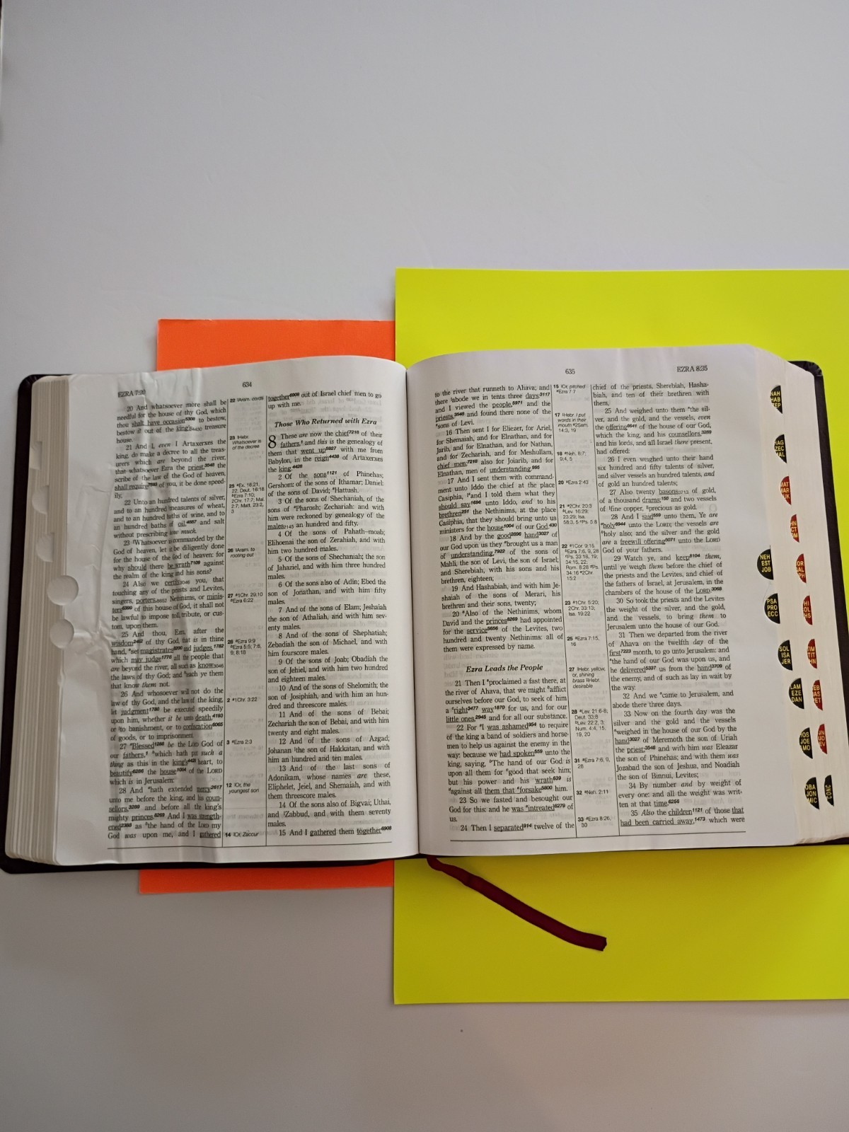 AMG KJV Hebrew-Greek Key Word Study Bible Warren Patrick Baker Bonded Index maps