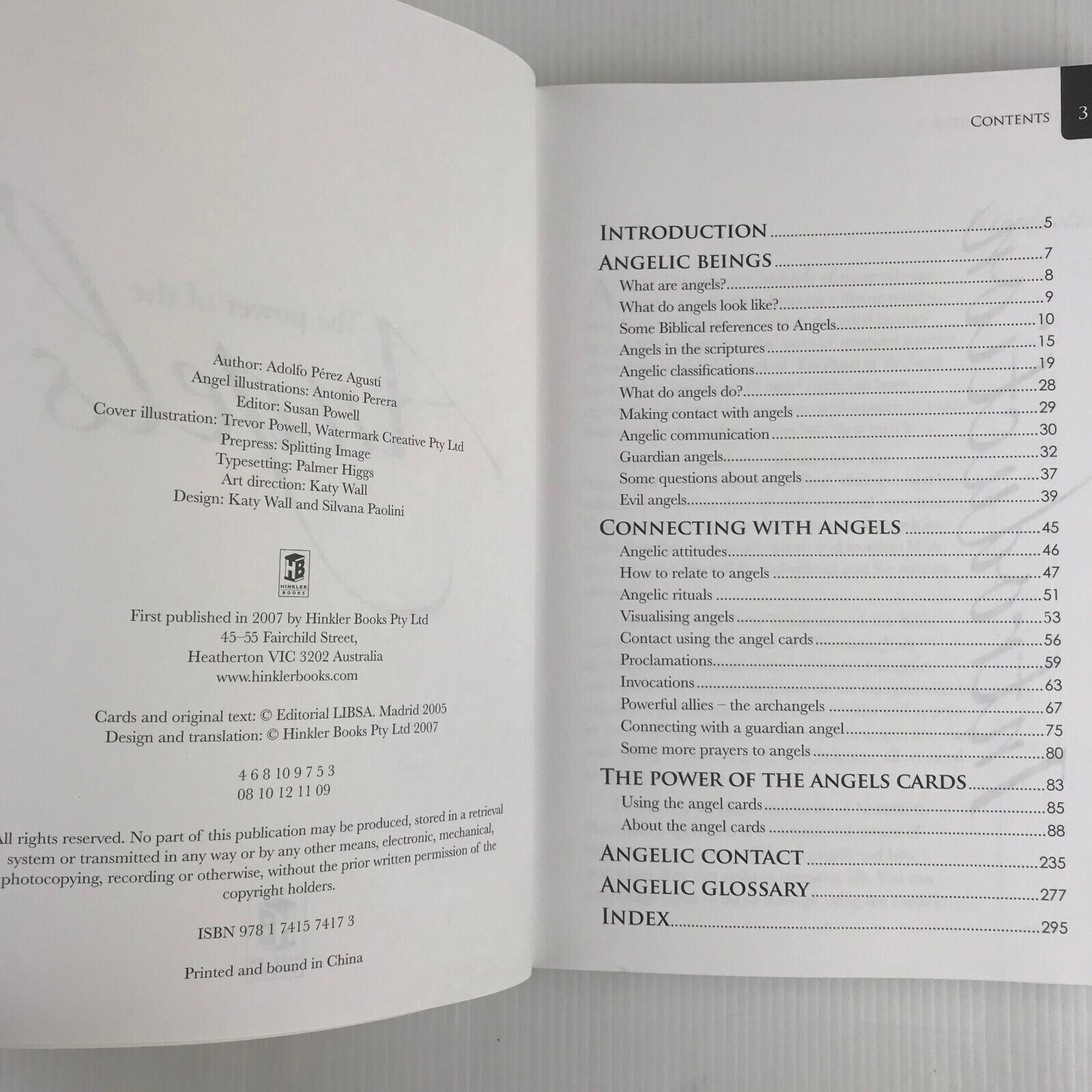 The Power of Angels 2007 Book It Has 301 Pages