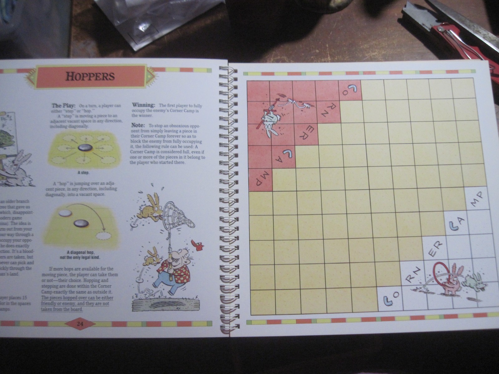 The Book of Classic Board Games with Other (Klutz) – Spiral-bound – GOOD