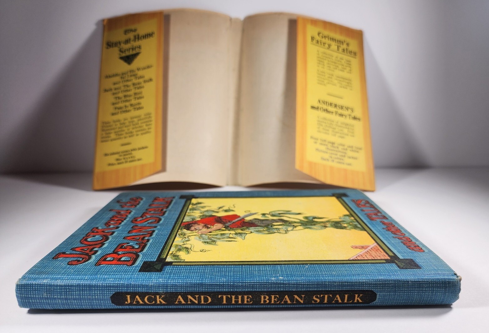 Vintage 1919 Jack And The Beanstalk And Other Tales Book Whitman Publishing RARE