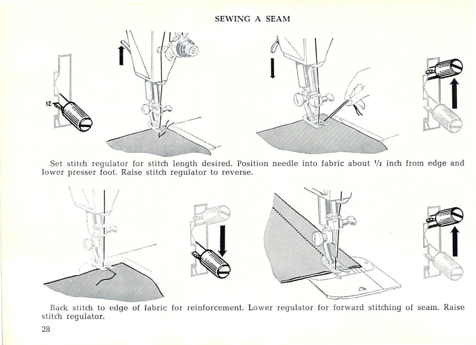 SINGER 431 Convertible Slant-O-Matic Instruction Manual – WIRE BOUND – COVERS