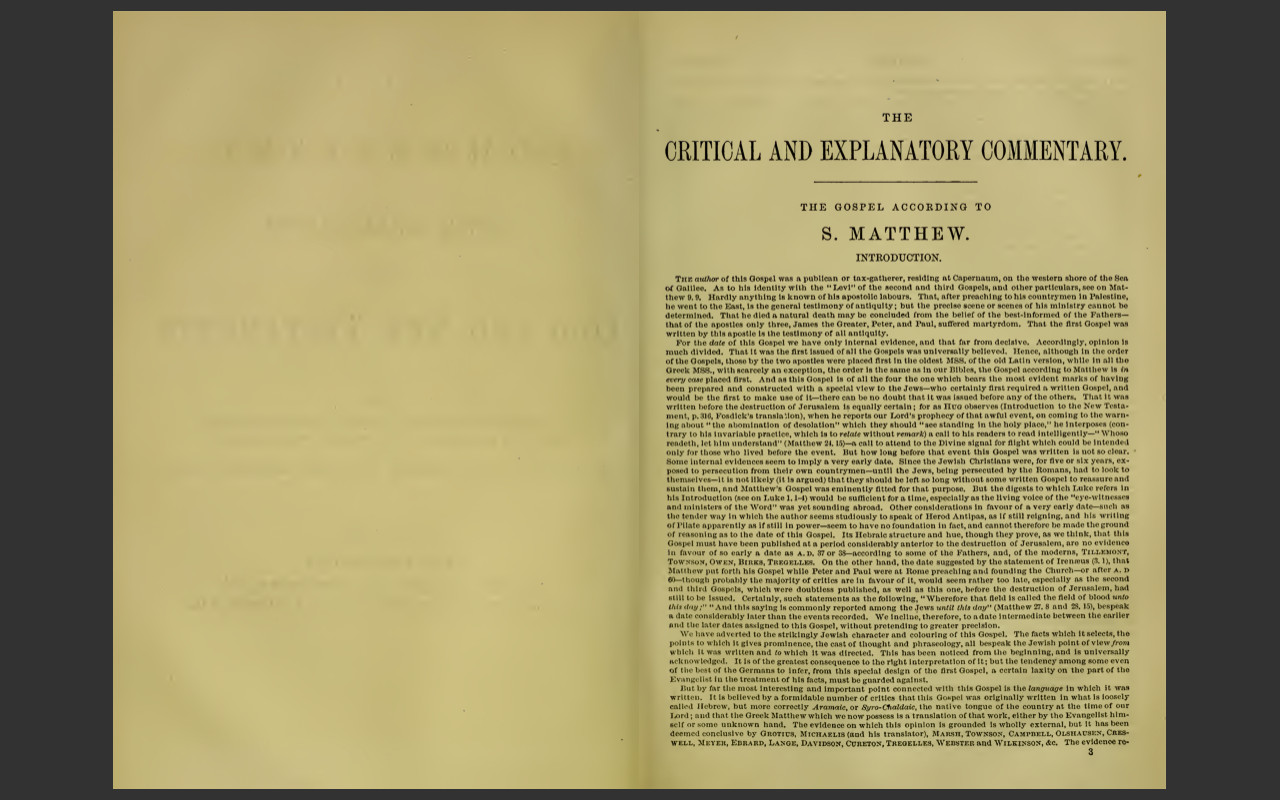 JFB Commentary Critical & Explanatory on the Whole Bible – PDF E-Book on CD-ROM
