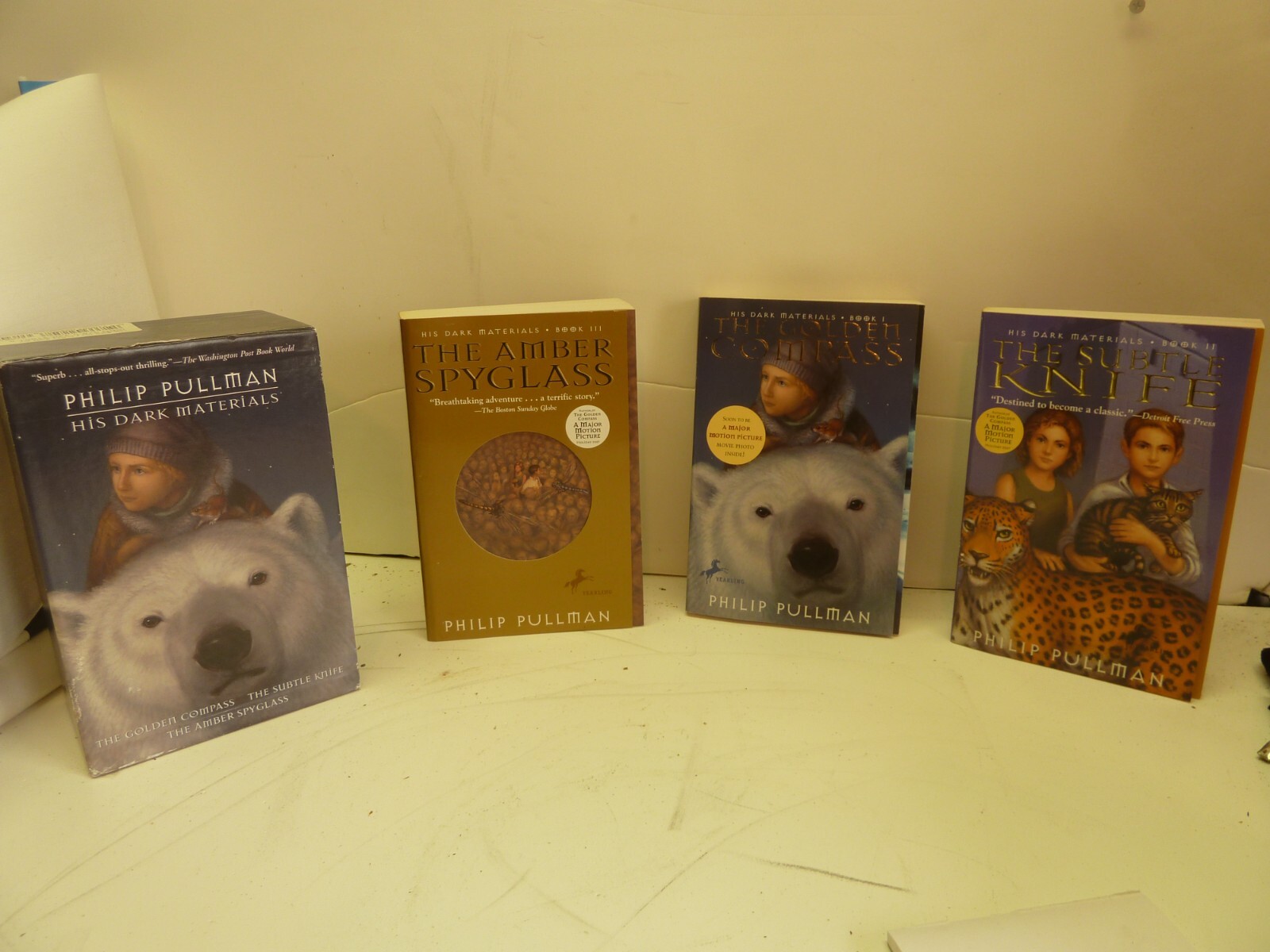 His Dark Materials 3-Book Hardcover Boxed Set: The Golden Compass; The Subtle