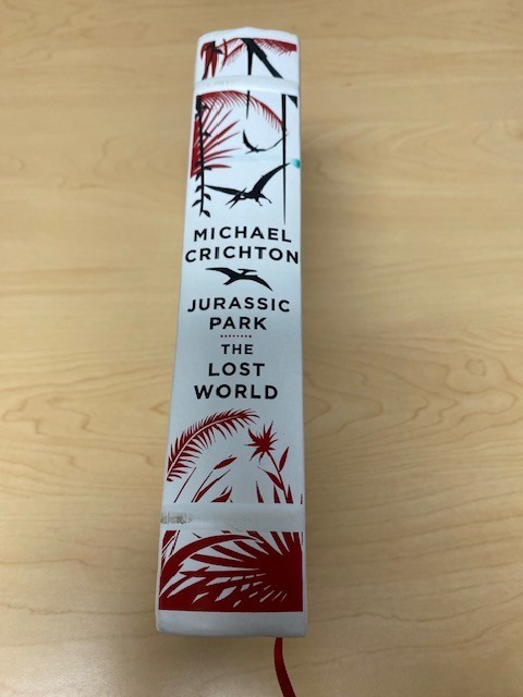 Jurassic Park The Lost World By Michael Crichton Leather bound book – GREAT