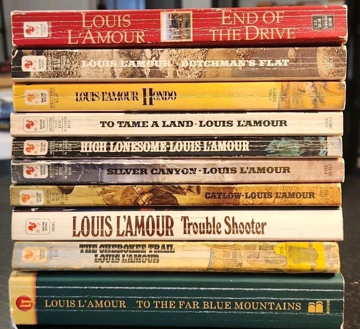 Louis L’Amour Lot Of 10 Western Paperback Books